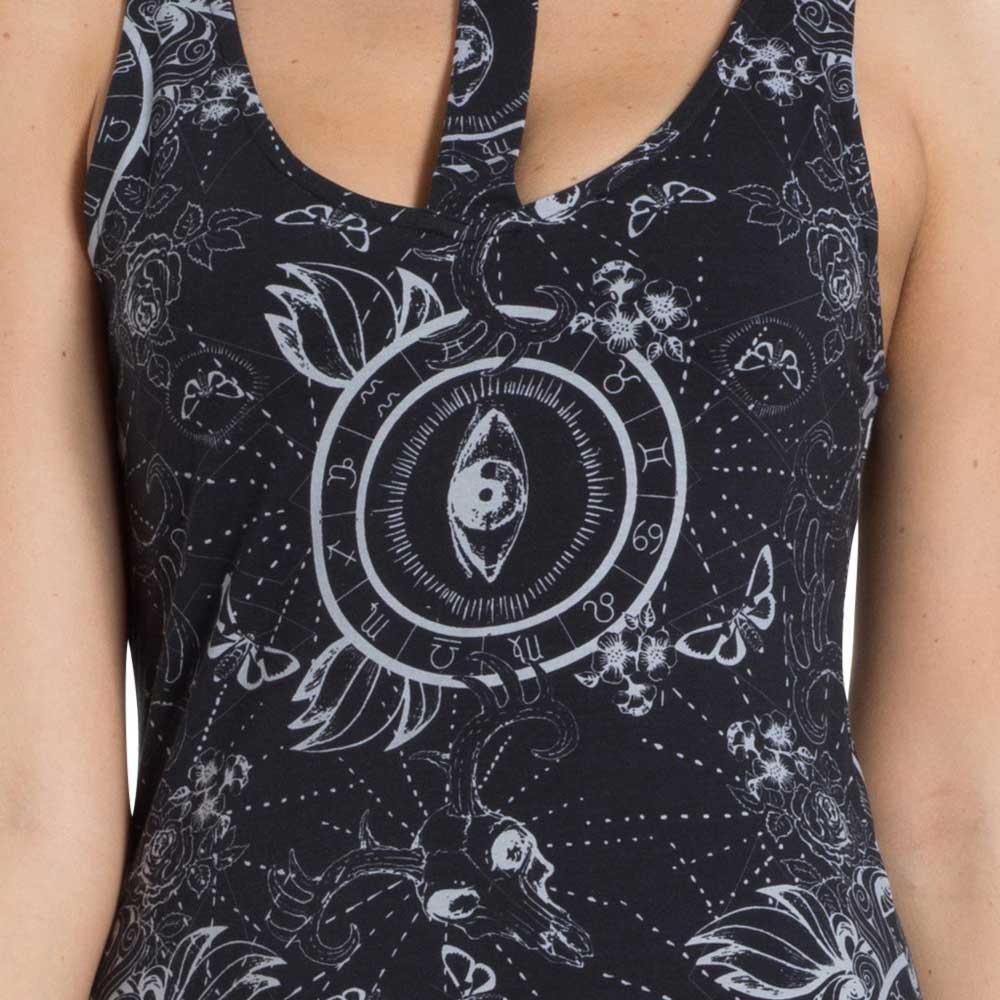 Jawbreaker - Ethereal Nature Maxi langes Kleid - Schwarz Product image